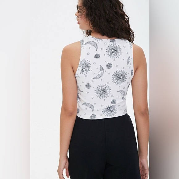 Starry ✨ Sun 🌞 & Moon 🌝 Ribbed Tank - Picture 4 of 8